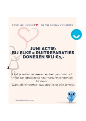 Heerenveen helpt kinderharten – repareer je ruit en doe mee