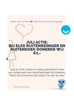 Heerenveen helpt kinderharten – houd je ruiten schoon en doe mee